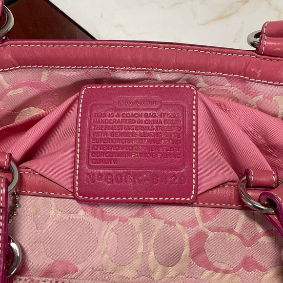 COACH: diaper bag.